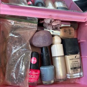Wet n Wild Makeup Tools with Pink and Black Accents
